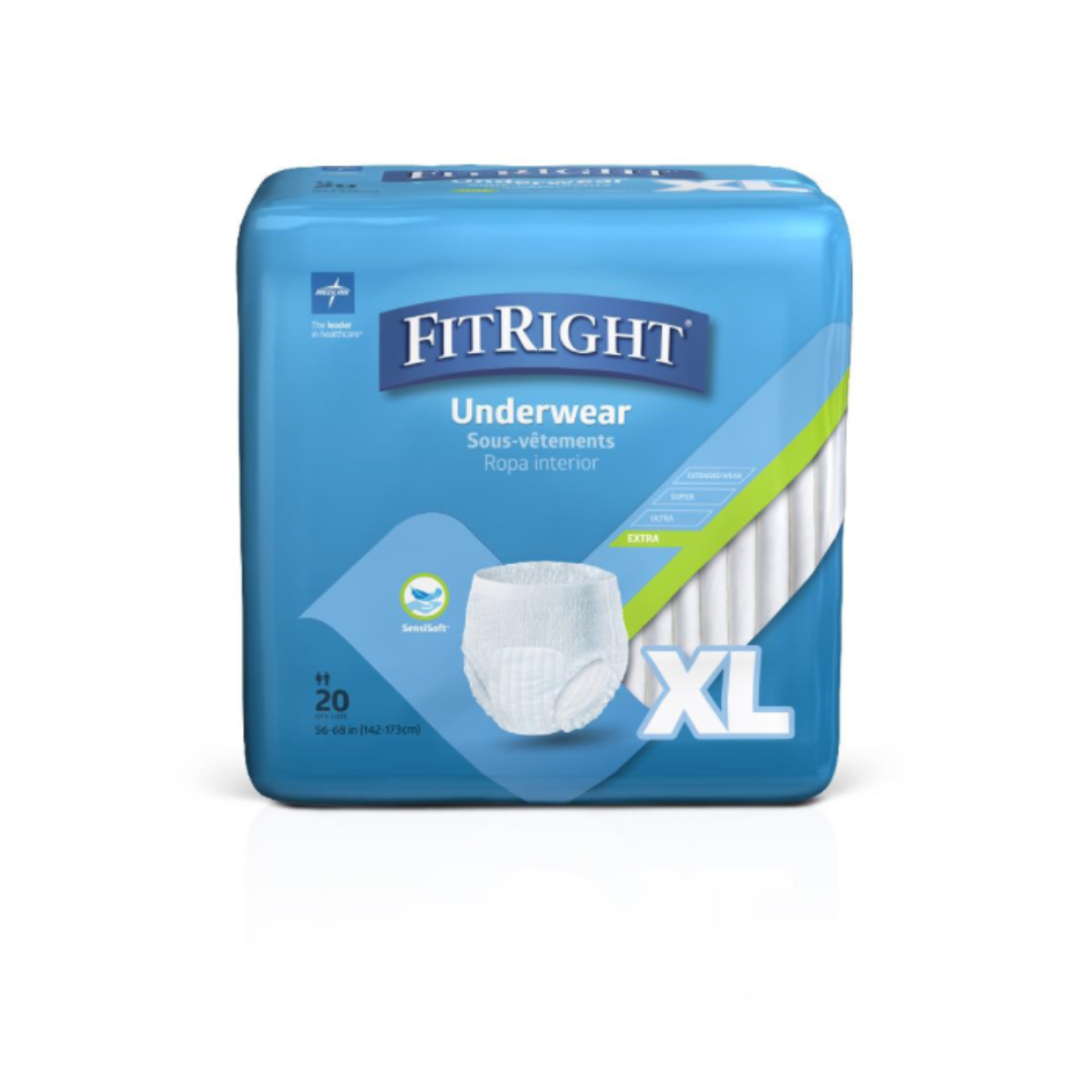FitRight Protect Extra Protective Unisex Underwear - Case of 80 - Senior.com
